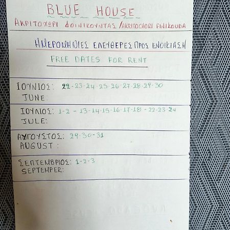 Blue House Apartment Akritochori  Ngoại thất bức ảnh